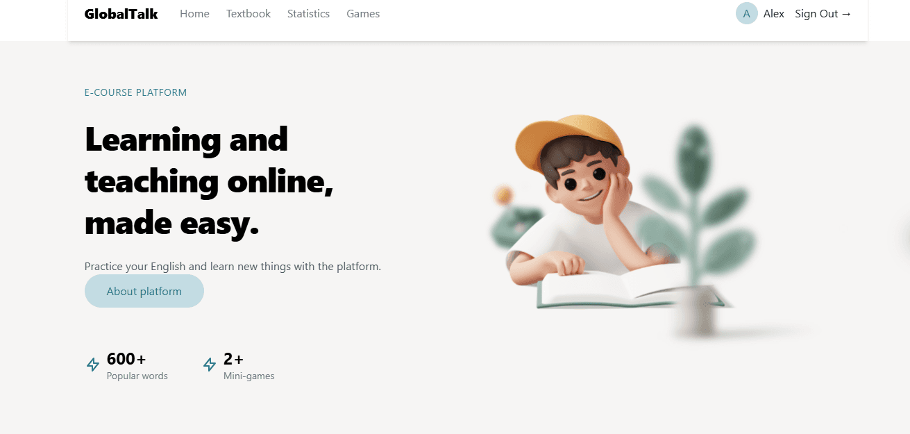 Child - Front-End for Children’s Platform